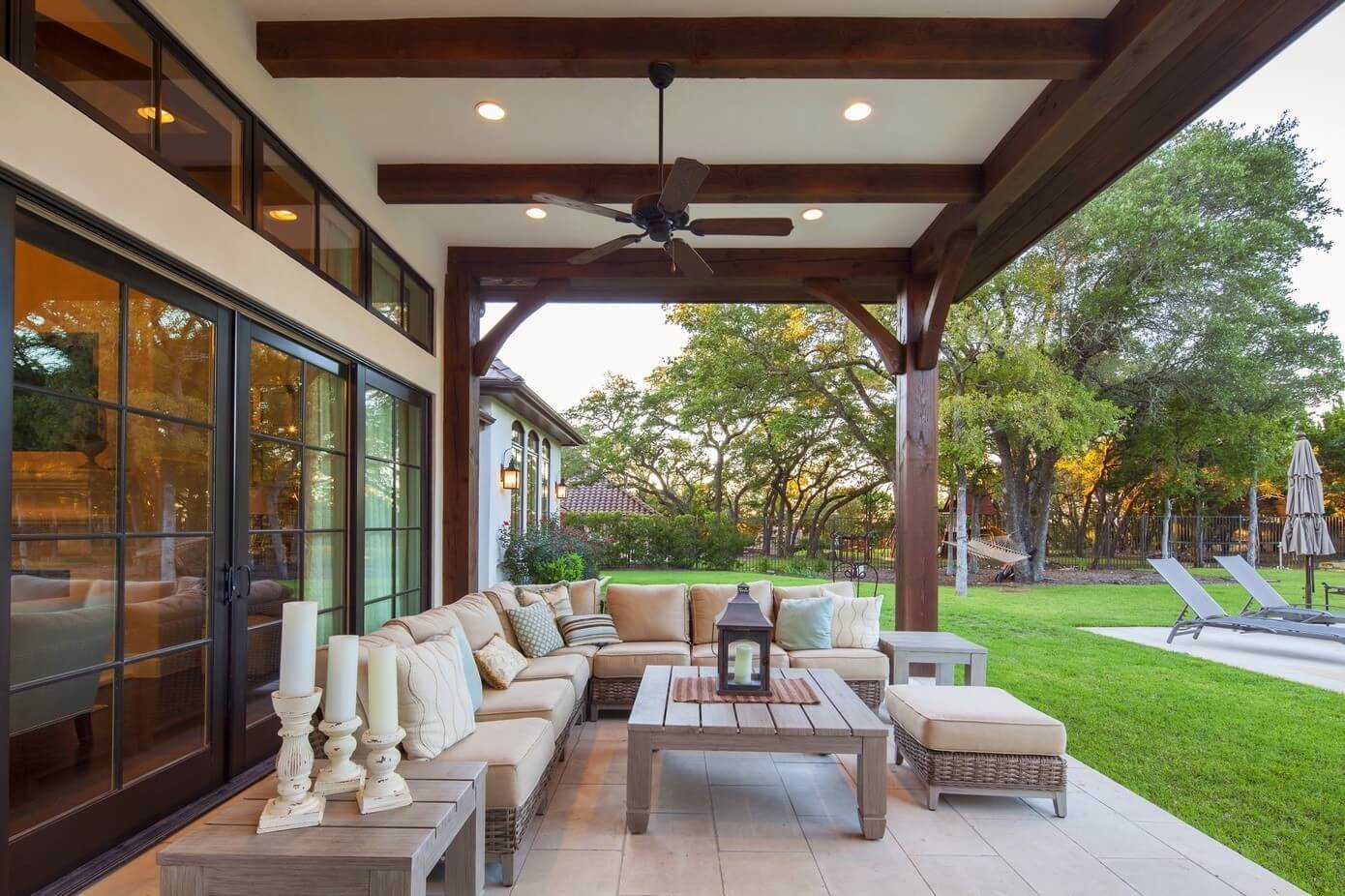 American-style villa outdoor furniture