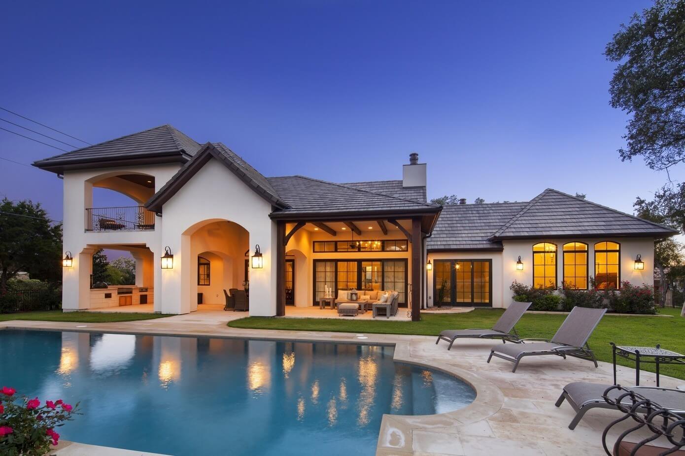 American-style villa