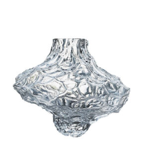 CRYSTA Crystal Black Gray Flower Vases for Wedding Home Decor