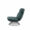 Elegant Italian Design Accent Chair with Black Titanium Frame – Stylish Comfort for Homes and Hotels