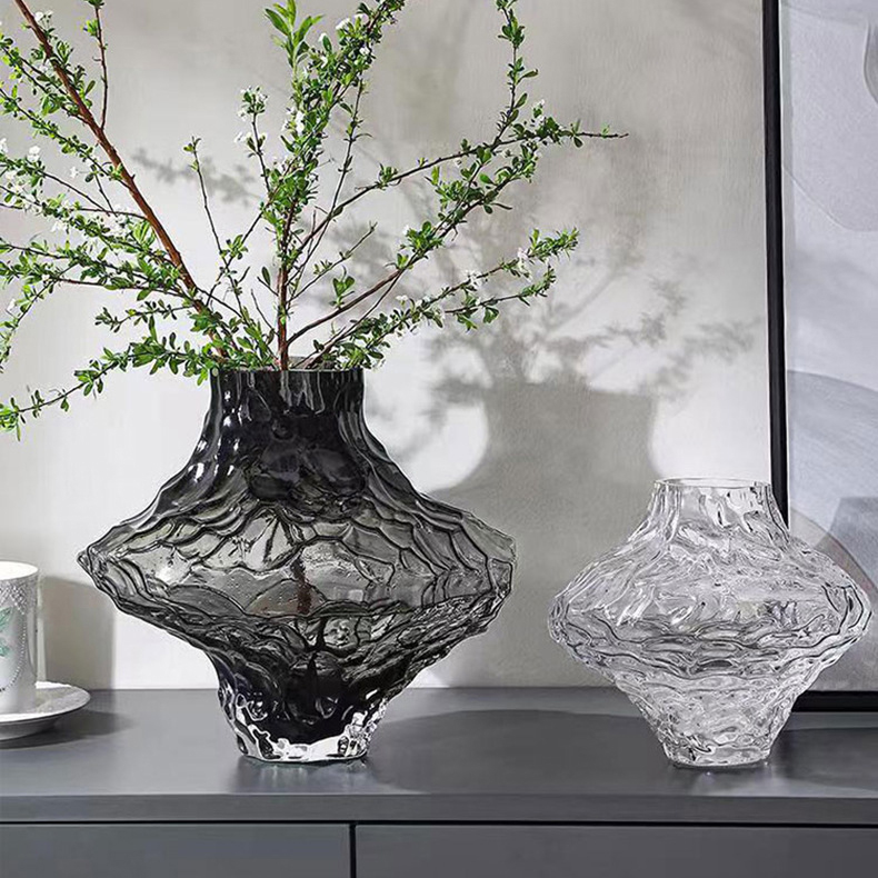 CRYSTA MODERN glass vase for home decoration