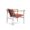 Adjustable backrest lounge chair with premium leather