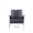Luxury Classic Vintage Black Leather Armchair