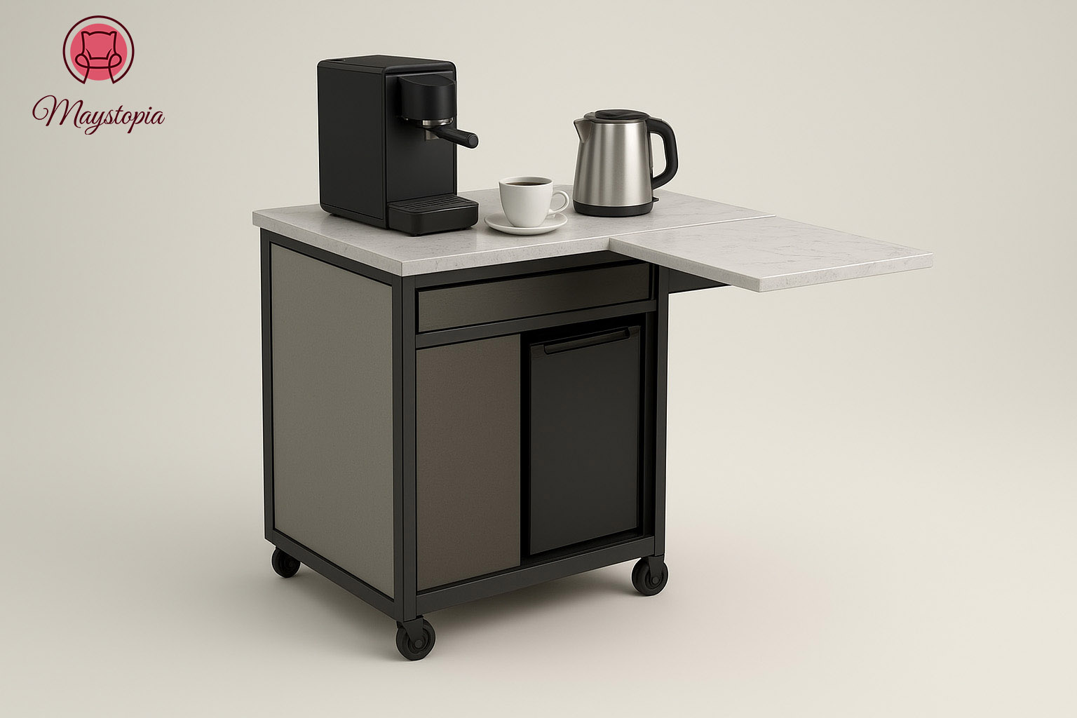 Movable folding table top