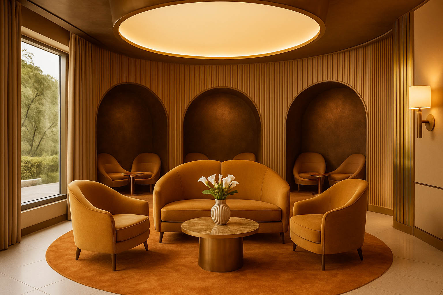 guesthouse hotel indoor furniture lay out