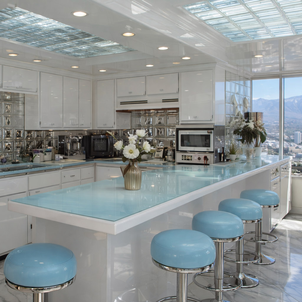 The 1950s Retro Diner Stool in American